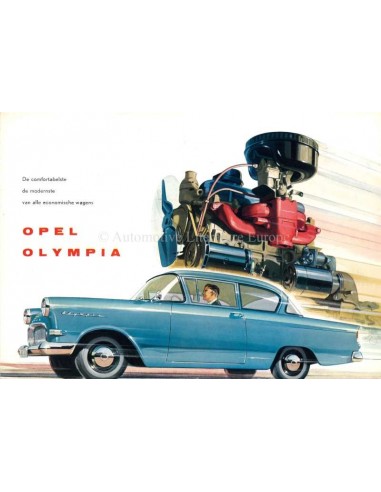 1958 OPEL OLYMPIA PROSPEKT NIEDERLÄNDISCH