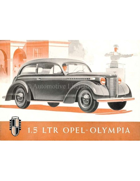 1938 OPEL OLYMPIA PROSPEKT DEUTSCH
