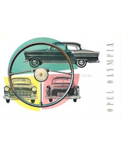 1957 OPEL OLYMPIA PROSPEKT NIEDERLÄNDISCH