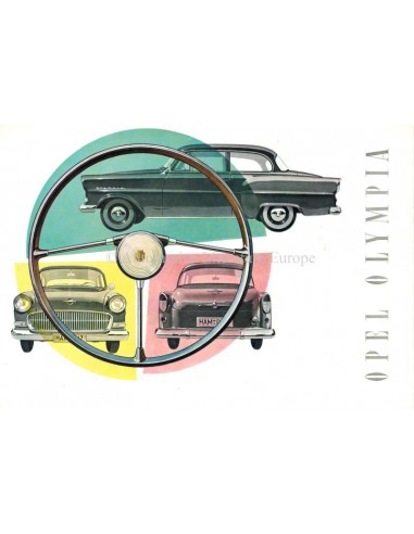 1957 OPEL OLYMPIA BROCHURE NEDERLANDS