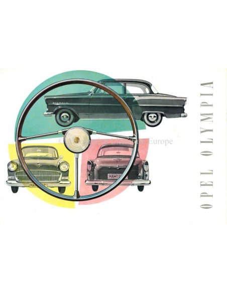 1957 OPEL OLYMPIA BROCHURE NEDERLANDS