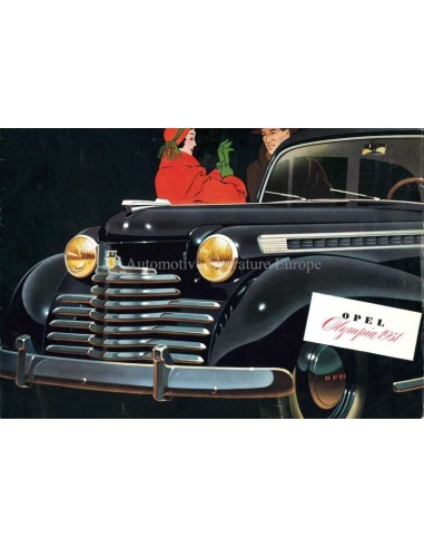 1951 OPEL OLYMPIA BROCHURE DUITS