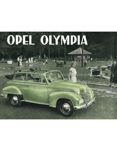 1951 OPEL OLYMPIA BROCHURE NEDERLANDS