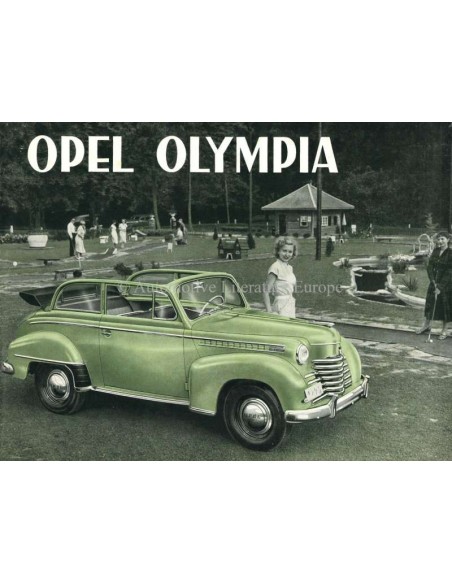 1951 OPEL OLYMPIA PROSPEKT NIEDERLÄNDISCH