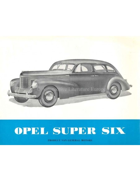 1939 OPEL KAPITÄN PROSPEKT NIEDERLÄNDISCH