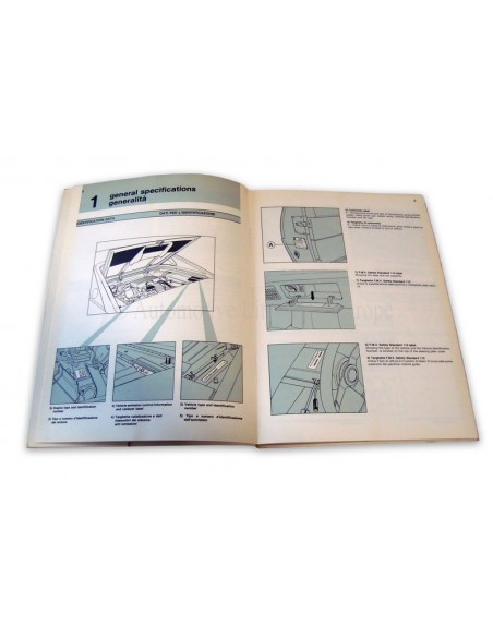1986 FERRARI 3.2 MONDIAL INSTRUCTIEBOEKJE USA VERSIE 397/85