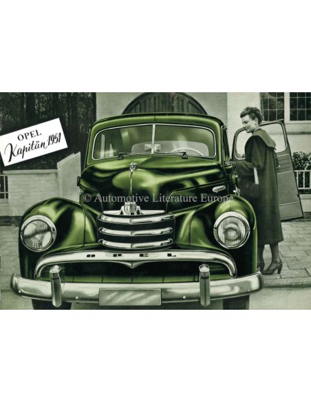 1951 OPEL KAPITÄN BROCHURE NEDERLANDS