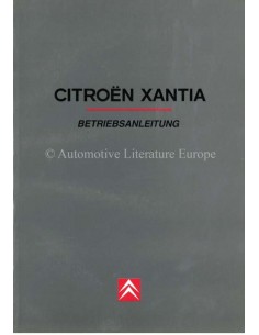 1999 CITROËN XANTIA OWNERS MANUAL GERMAN
