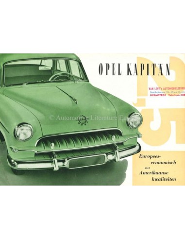 1953 OPEL KAPITÄN PROSPEKT NIEDERLÄNDISCH