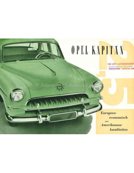 1953 OPEL KAPITÄN PROSPEKT NIEDERLÄNDISCH