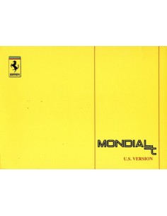 1990 FERRARI MONDIAL T INSTRUCTIEBOEKJE USA 629/90