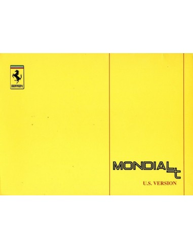 1990 FERRARI MONDIAL T INSTRUCTIEBOEKJE USA 629/90