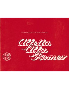 1974 ALFA ROMEO ALFETTA BROCHURE NEDERLANDS