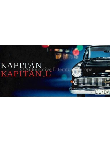 1959 OPEL KAPITÄN L BROCHURE GERMAN
