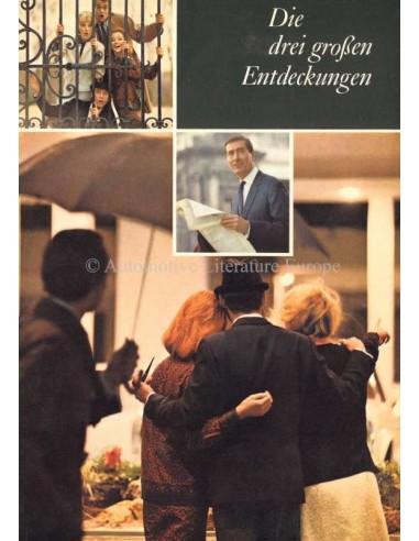 1964 OPEL KAPITÄN / ADMIRAL A / DIPLOMAT A BROCHURE GERMAN
