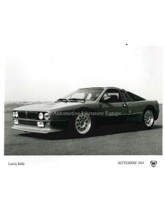 1983 LANCIA RALLY PRESS PHOTO