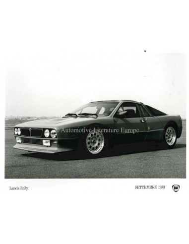 1983 LANCIA RALLY PRESSEBILD