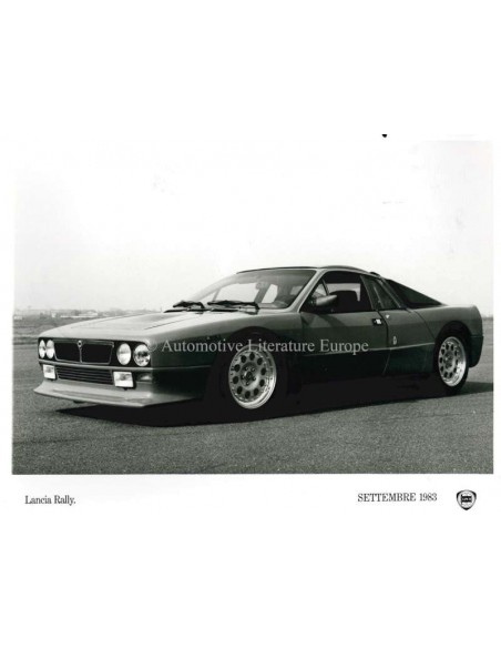1983 LANCIA RALLY PRESSEBILD