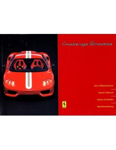2003 FERRARI CHALLENGE STRADALE INSTRUCTIEBOEKJE 1929/03