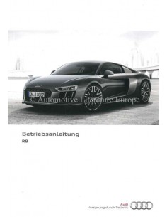 2017 AUDI R8 BETRIEBSANLEITUNG DEUTSCH