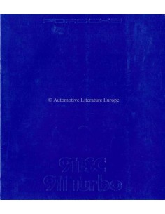 1983 PORSCHE 911 SC & TURBO BROCHURE DUITS