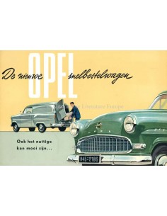1956 OPEL OLYMPIA SCHNELL-LIEFERWAGEN PROSPEKT NIEDERLÄNDISCH