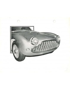 1953 SIATA 208 S BROCHURE ENGELS 2