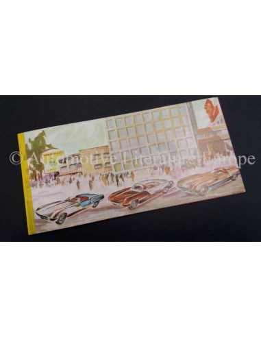 1955 ABARTH SPYDER / BERLINA 1100 ABARTH 207/A / 208/A BROCHURE ITALIAANS