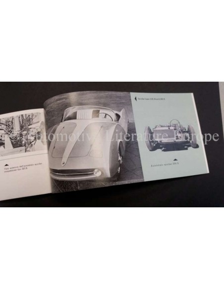 1955 ABARTH SPYDER / BERLINA 1100 ABARTH 207/A / 208/A BROCHURE ITALIAANS