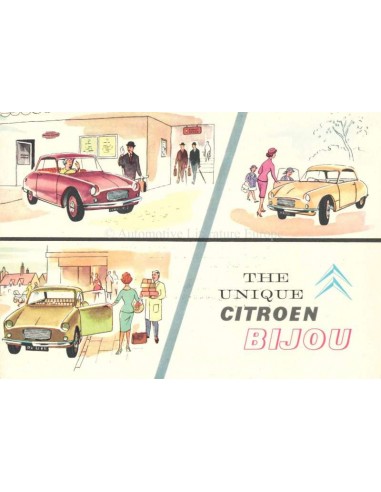 1959 CITROEN BIJOU PROSPEKT ENGLISCH