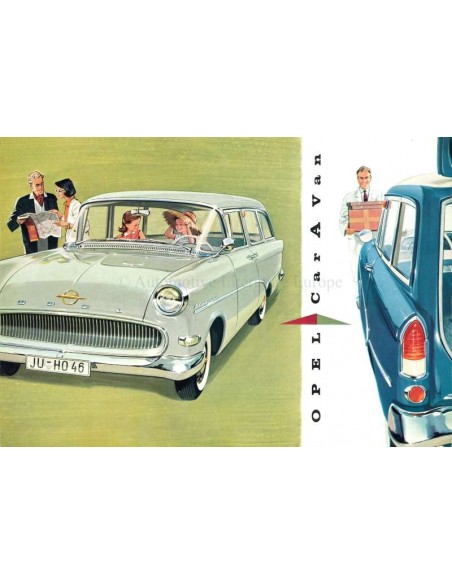 1959 OPEL OLYMPIA CARAVAN BROCHURE GERMAN