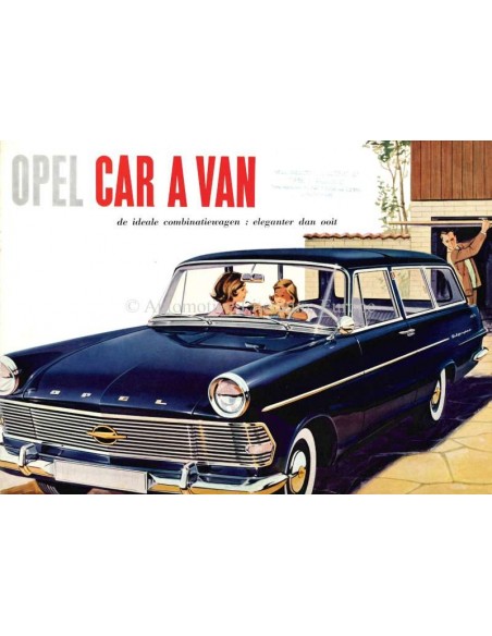 1960 OPEL OLYMPIA CARAVAN BROCHURE NEDERLANDS