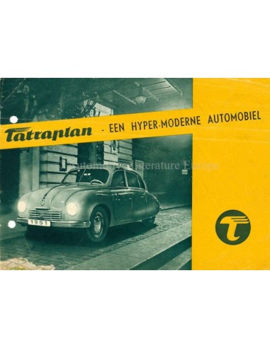 1951 TATRA TATRAPLAN PROSPEKT NIEDERLÄNDISCH