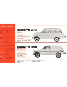 196? AUTOCARS SUSSITA PROGRAMMA BROCHURE ENGELS / FRANS 2