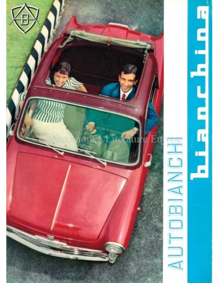 1960 AUTOBIANCHI BIANCHINA PROSPEKT ITALIENISCH