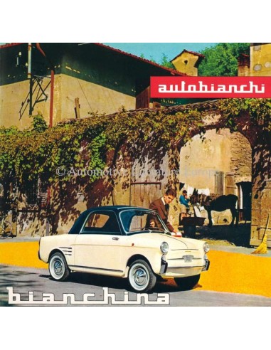 1961 AUTOBIANCHI BIANCHINA 110 DB / SPECIAL BROCHURE DUITS