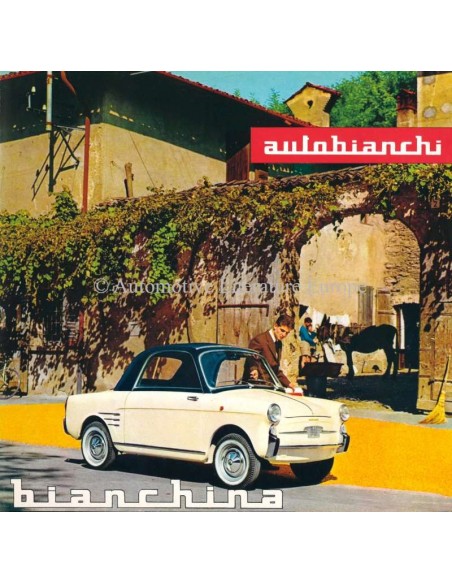 1961 AUTOBIANCHI BIANCHINA 110 DB / SPECIAL PROSPEKT DEUTSCH