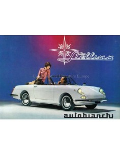 1964 AUTOBIANCHI STELLINA PROSPEKT ITALIENISCH