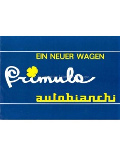 1964 AUTOBIANCHI PRIMULA PROSPEKT DEUTSCH