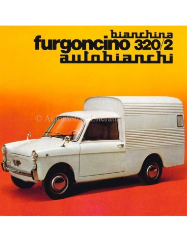 1967 AUTOBIANCHI BIANCHINA FURGONCINO 320/2 BROCHURE ITALIAN