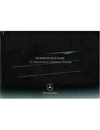 2003 MERCEDES BENZ SL HARDCOVER BROCHURE DUITS