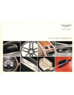 2013 ASTON MARTIN ZUBEHÖR PROSPEKT ENGLISCH