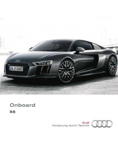 2016 AUDI R8 INSTRUCTIEBOEKJE INFOTAINMENT MMI DUITS