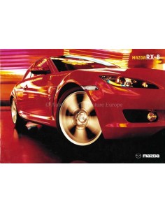 2004 MAZDA RX-8 PROSPEKT ENGLISCH