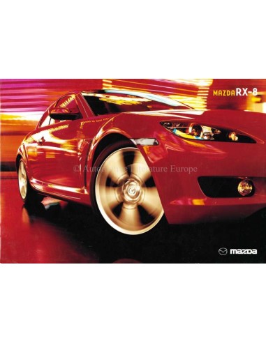 2004 MAZDA RX-8 BROCHURE ENGLISH