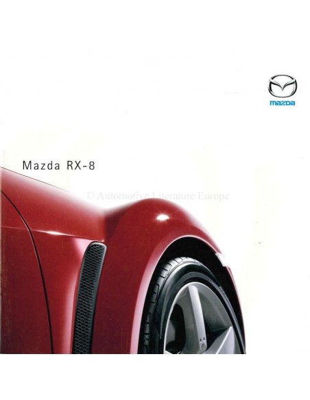 2003 MAZDA RX-8 BROCHURE GERMAN