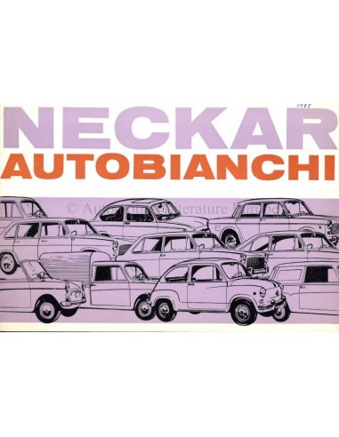 1967 NECKAR AUTOBIANCHI PROGRAMMA BROCHURE NEDERLANDS