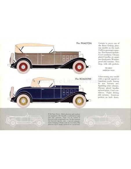 1932 CHEVROLET SIX PROGRAMMA BROCHURE ENGELS (VS)