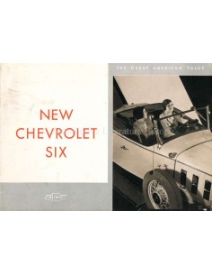 1932 CHEVROLET SIX RANGE BROCHURE ENGLISH (US)