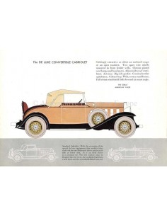 1932 CHEVROLET SIX PROGRAMMA BROCHURE ENGELS (VS) 2